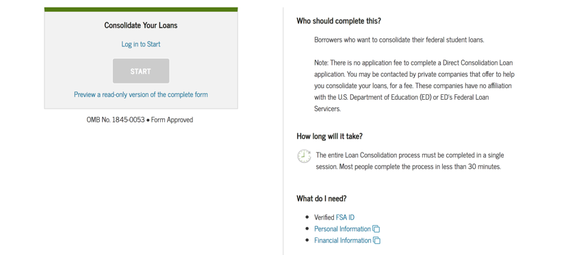Consolidating direct loans good idea
